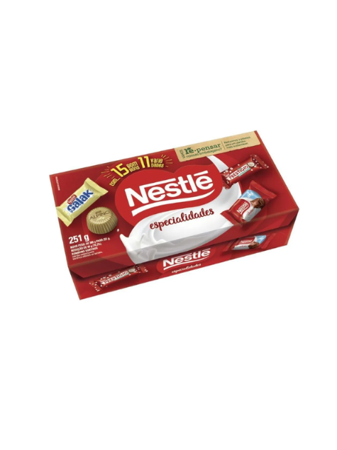 Caixa de Bombom Especialidades Nestlé 251g