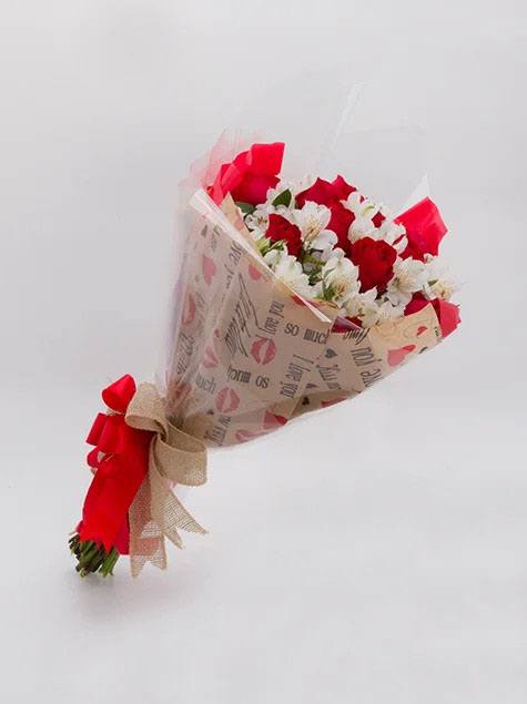 Buque de rosas vermelhas