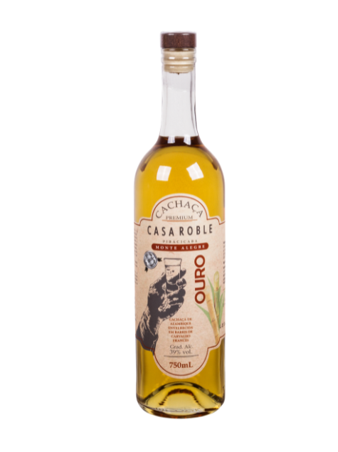 Cachaça de Alambique Premium Ouro 750mL – Carvalho Francês 3 anos – PREMIADA