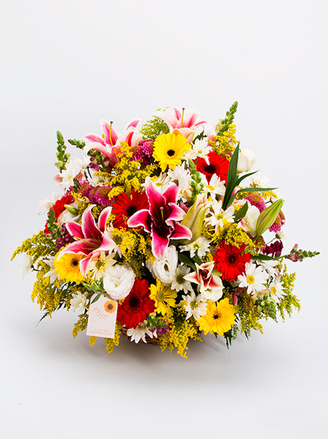 Cesta de Flores Mistas