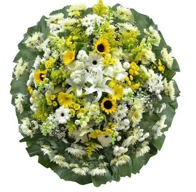 Coroa de Flores Ouro Premium