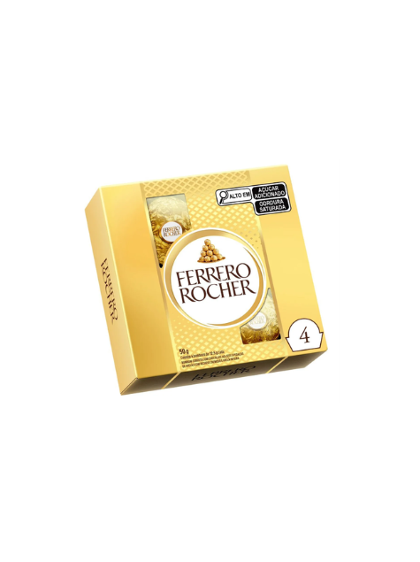 Bombom Ferrero Rocher com 4 Unidades