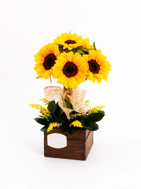 Arranjo de Girassol com 5 hastes