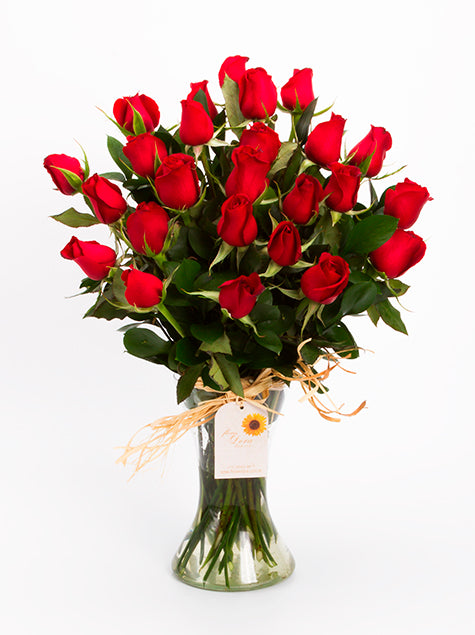 Arranjo de Rosas Vermelhas. A partir de 12 Rosas
